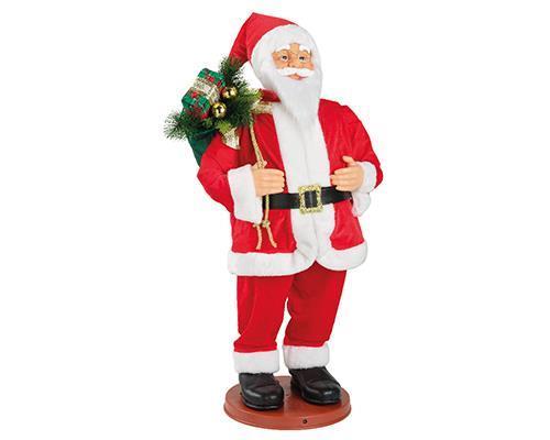 BABBO NATALE BALLA E CANTA H100CM.  --NETTO------