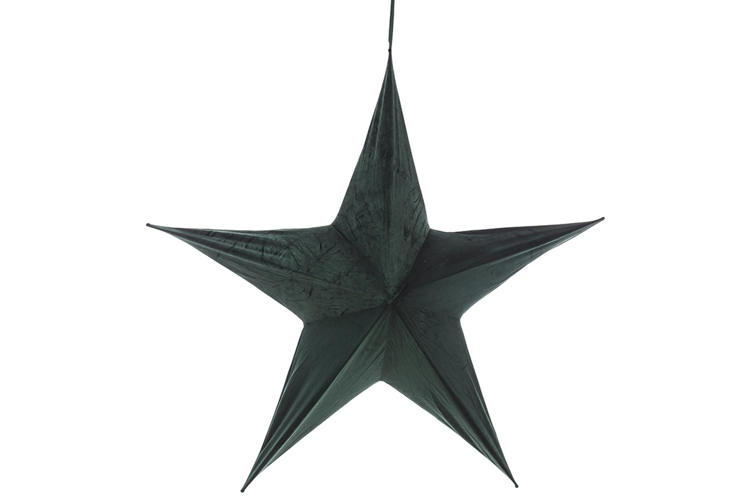 STELLA VELLUTO 3D CM.80 VERDE