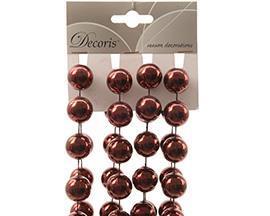 BEAD GARLAND XXL 20MM.270CM.OXBLOOD