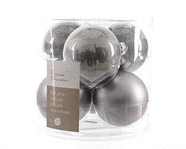 SFERE NATAL.D80MM. 6PZ. GREY