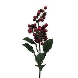 RAMO BACCHE 68CM. BORDEAUX