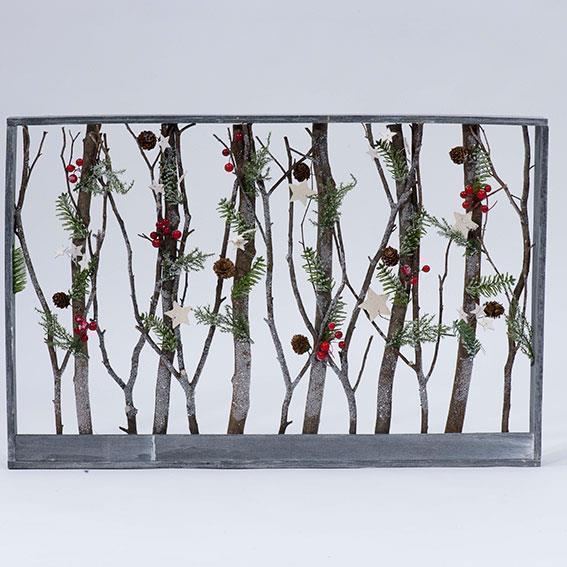 WOOD FRAME W/BERRY E PINE 72X47 ----NETTO.-----------