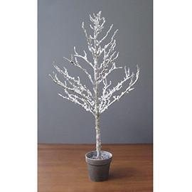 ALBERO CON NEVE H.122CM.  NETTO-------
