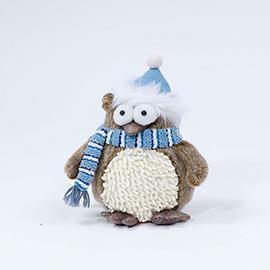 GUFETTO H.24CM. BLU/BIANCO  --NETTO-------