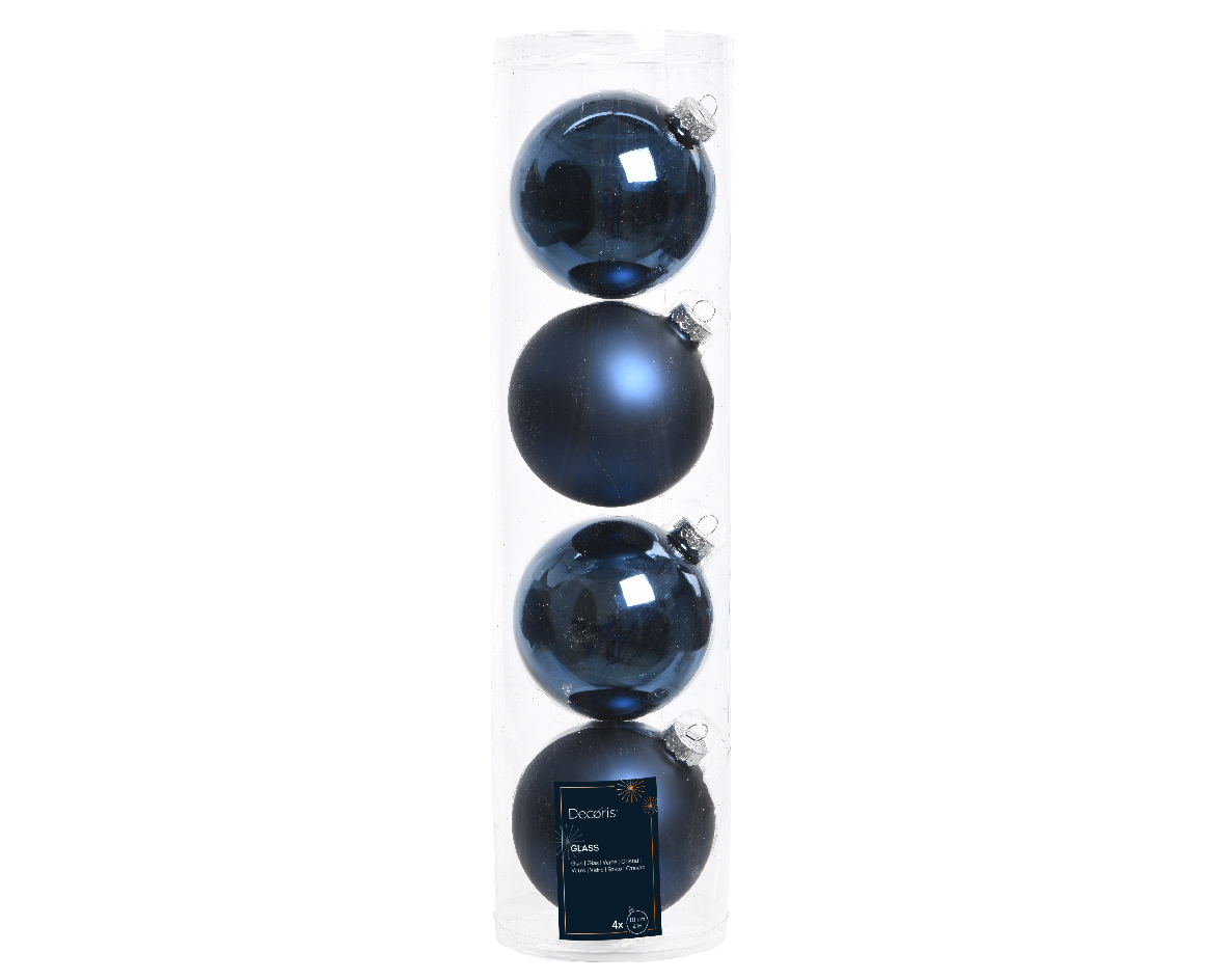 SFERE NATAL.D100MM. 4PZ. NIGHT BLUE