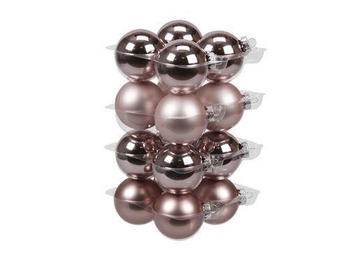 SFERE NATAL.D57MM. 16PZ. SMOKEY ROSE
