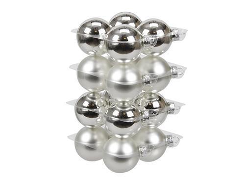 SFERE NATAL.D57MM. 16PZ. SILVER COMBI