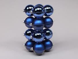 SFERE NATAL.D80MM. 16PZ. ROYAL BLUE COMBI