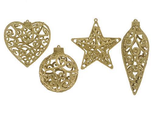 DECORI PLAST. 4PZ.ASS. D.10/10/6CM. GOLD