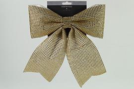 HANGER BOW 34X28CM. GOLD