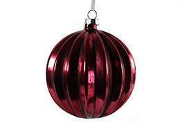 BAUBLE PERINE D10CM. VETRO BURG