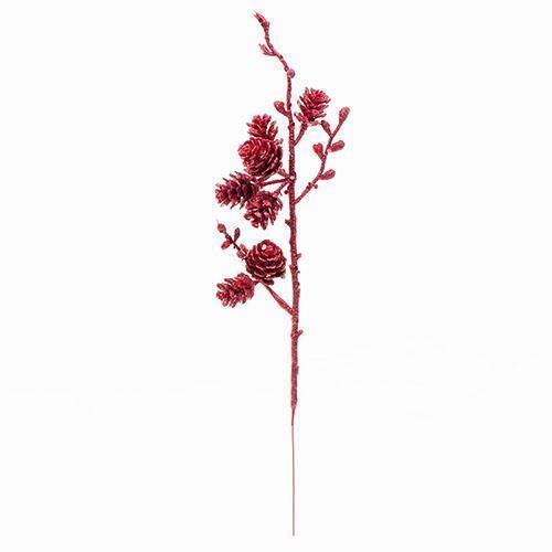 RAMETTO C/PIGNE 12PEZZI 30CM. BORDO