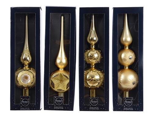 PUNTALE PER ALBERO H31 D8CM. ORO