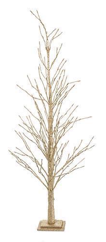ALBERO C/207LED  GOLD H180CM.