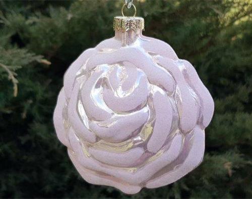 ROSA VETRO VELVET D10CM. 3PZ.---NETTO------------