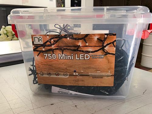 LUCI 750 MINILED 53MT. +3MT 8FUNZ. BIANCO CALDO