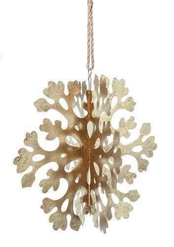 FIOCCO NEVE MET. DA APP. D16CM. ORO