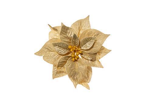 PICK POINSETTIA GLAMOUR 3PZ. 21CM. CHAMP.