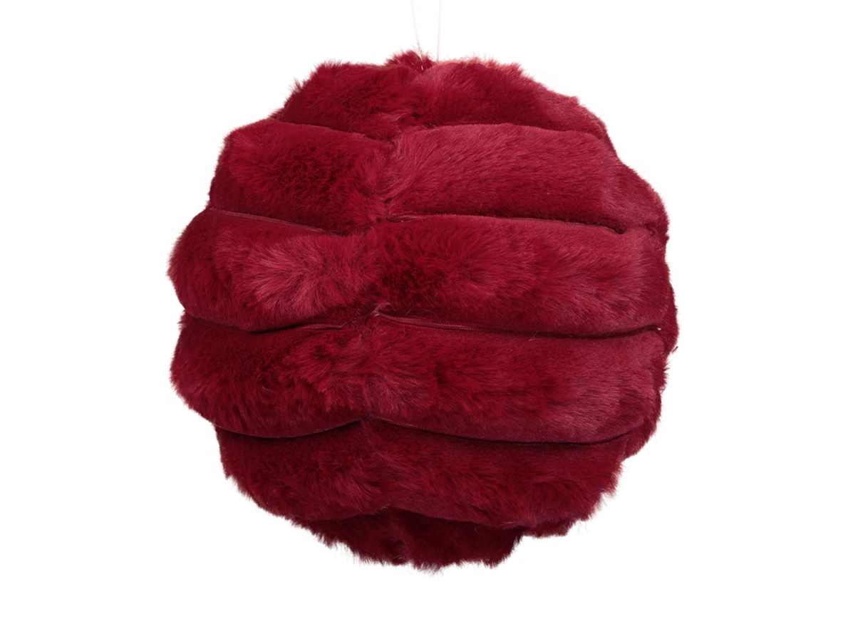SFERA PELLICCIA D14CM. BORDEAUX