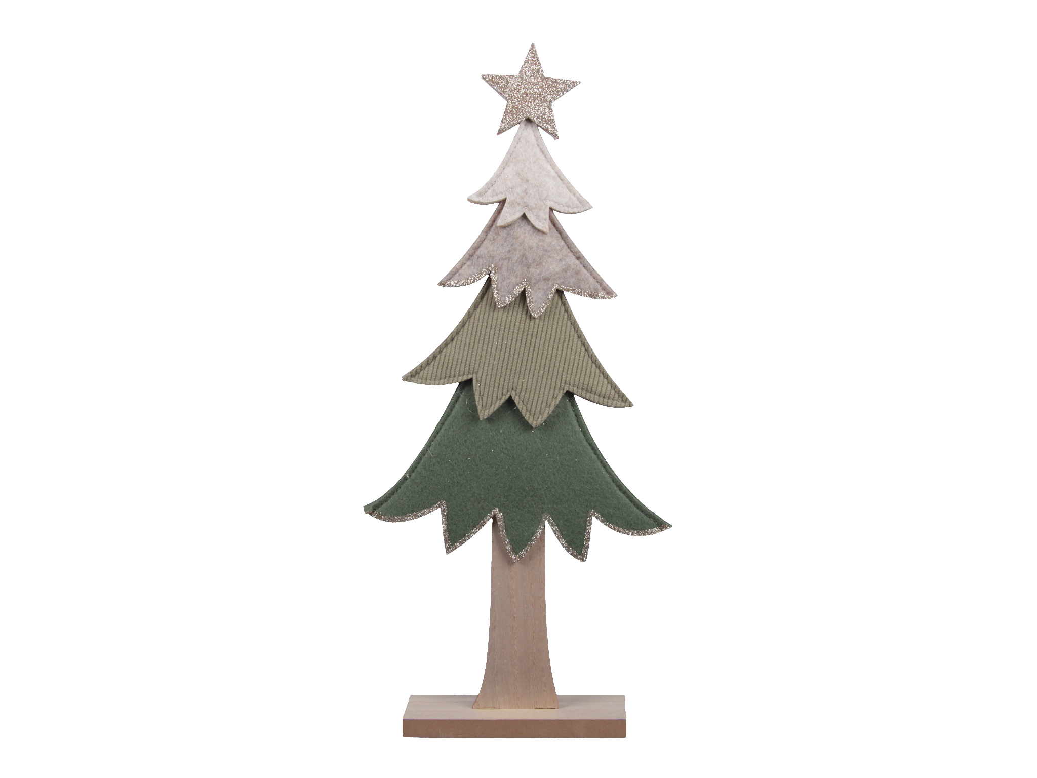 ALBERO LEGNO 25X6 H.53CM  GREEN