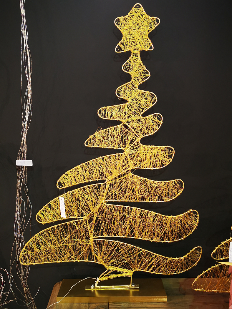 ALBERO H150CM 7000LED 3MT DA ESTERNO COPERTO LUCE CALDA