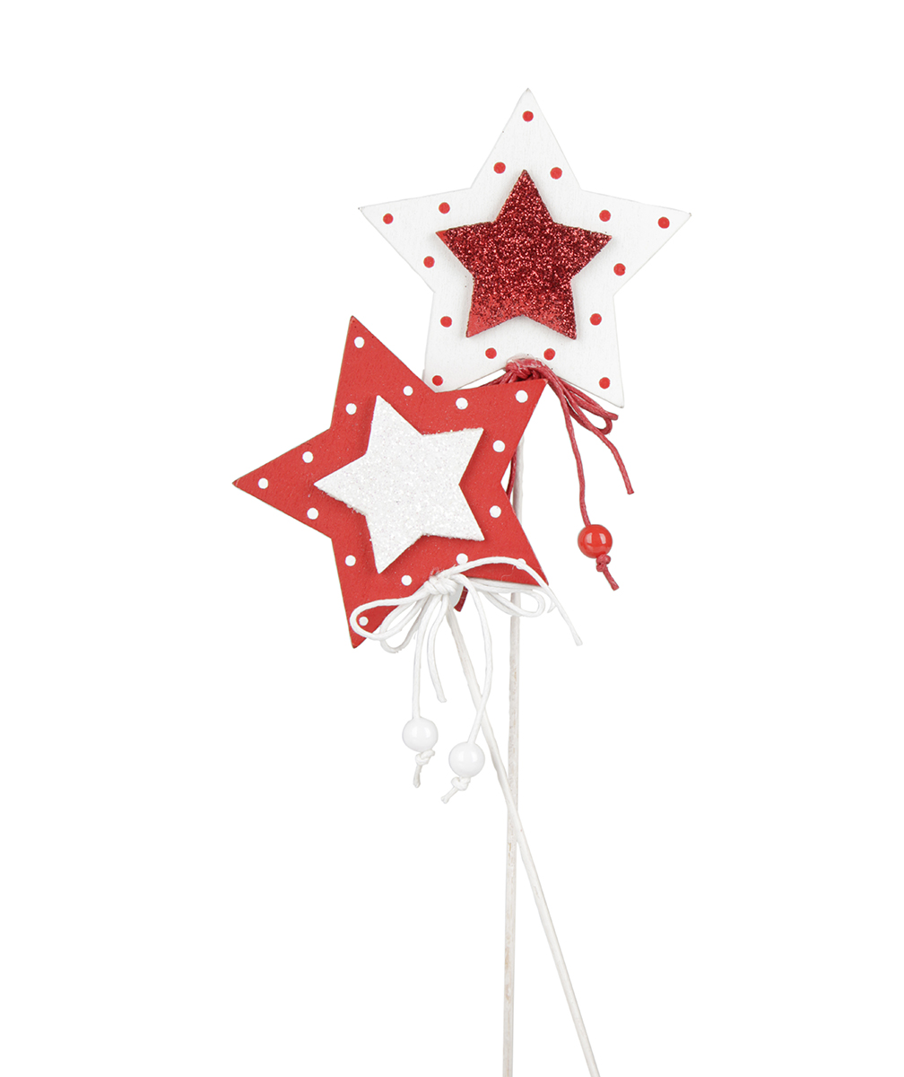 PICK C/STELLE POIS LEGNO 14PZ. D74 L2640CM.