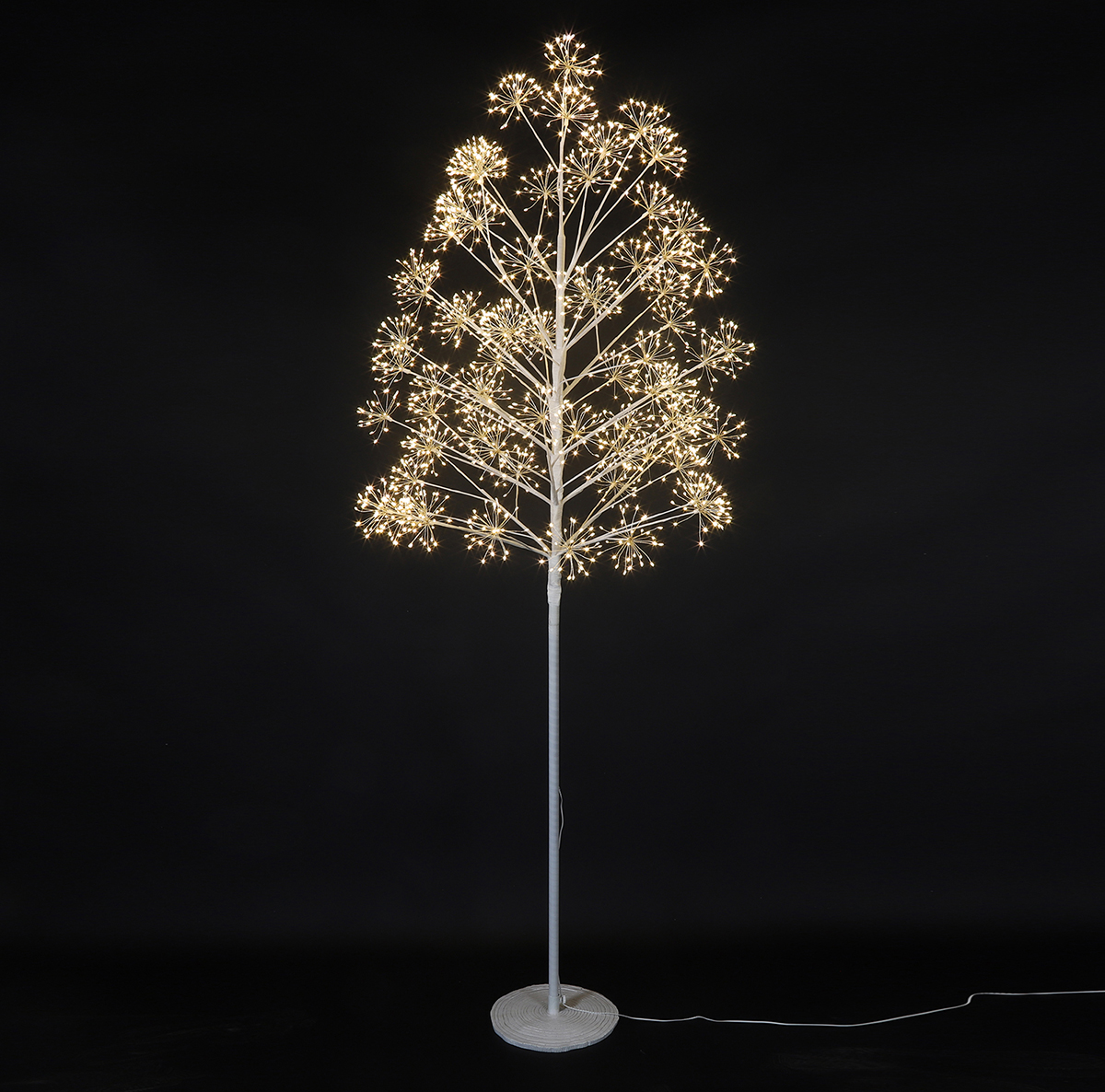 ALBERO C/2016LED H210 D80CM. WH. NETTO