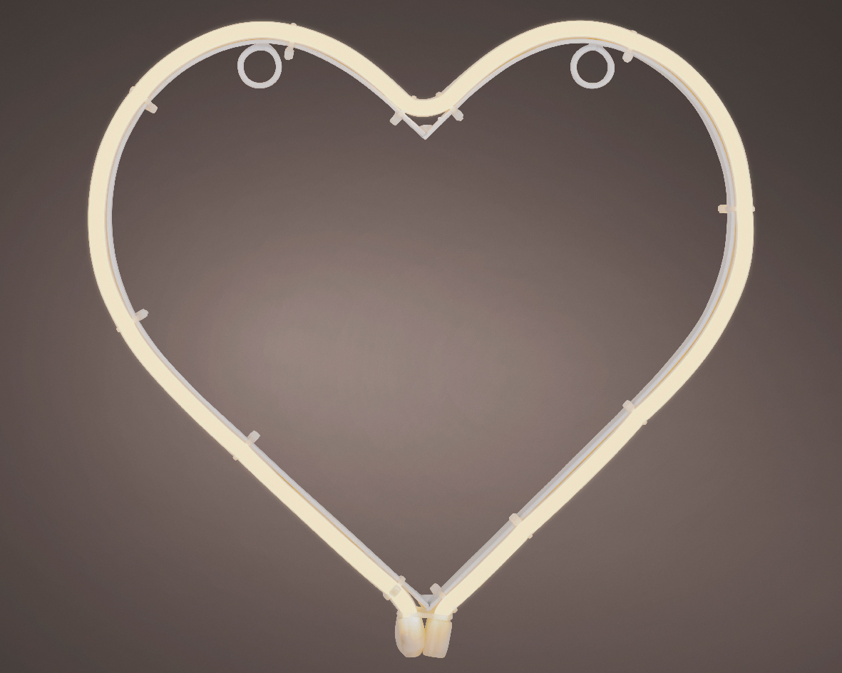 CUORE NEONFLEX 77LED D27CM. LUCE CALDA