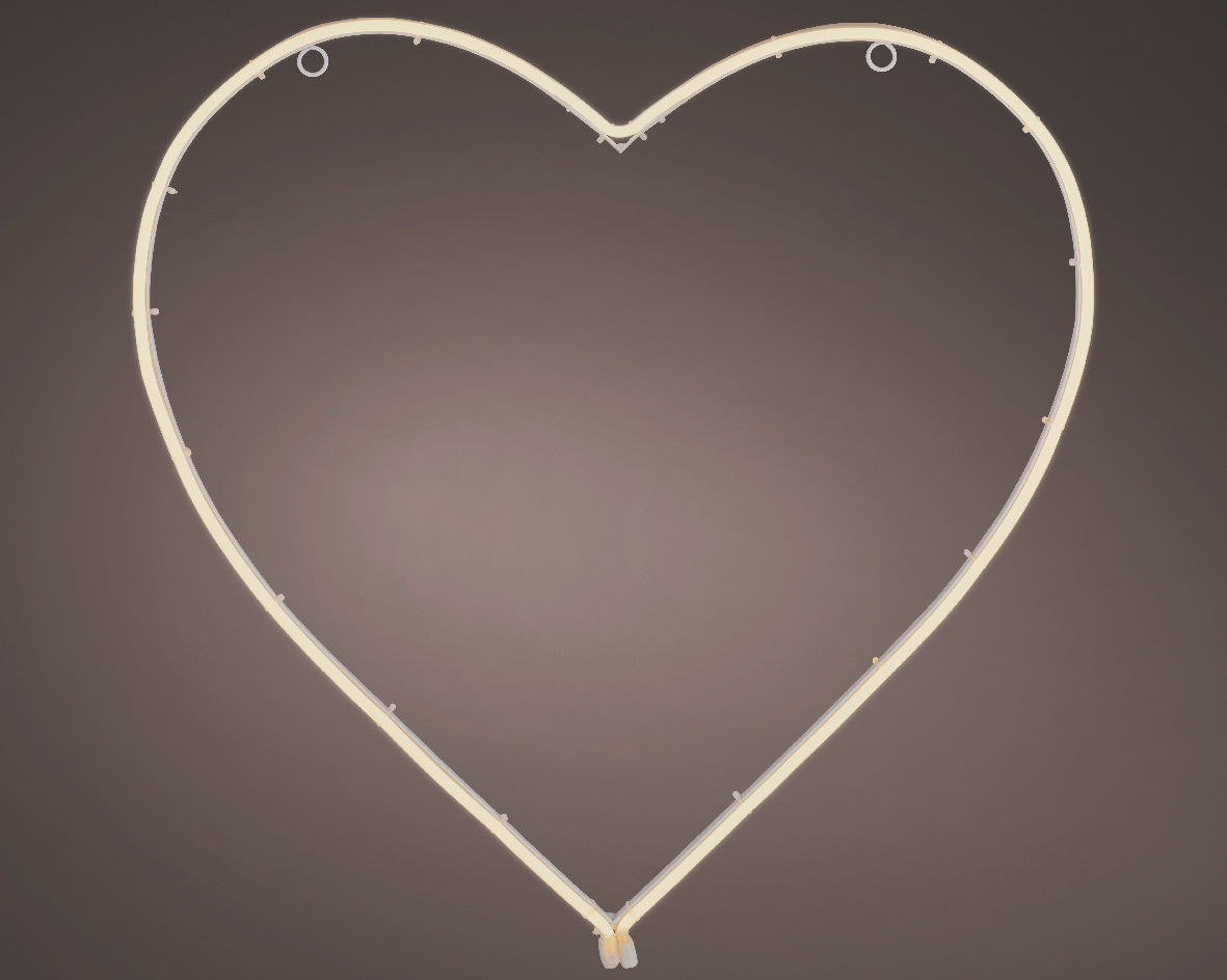 CUORE NEONFLEX 163LED D57CM. LUCE CALDA