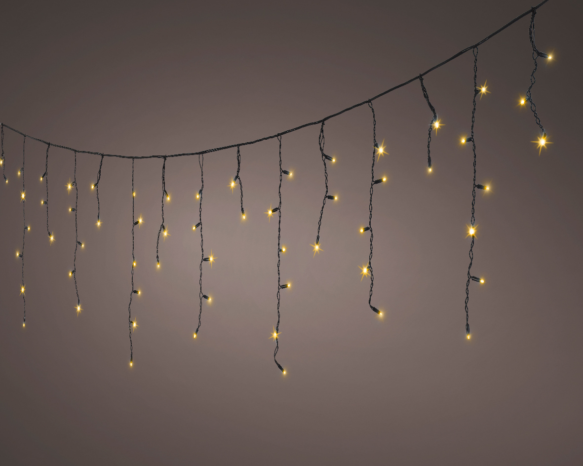 LUCI TENDA 259LED 11+5MT. L50CM. LUCE GIALLA