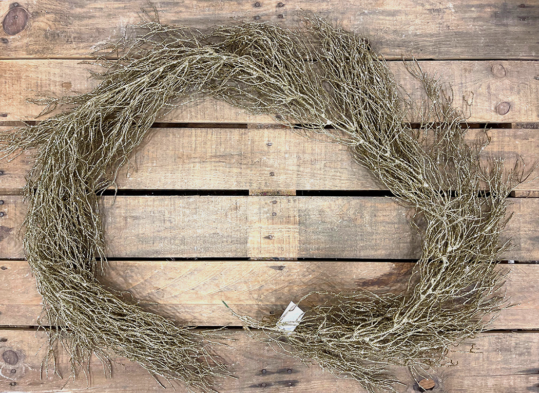 TILLANTZIA FESTONE GLITTER. 200CM. ORO