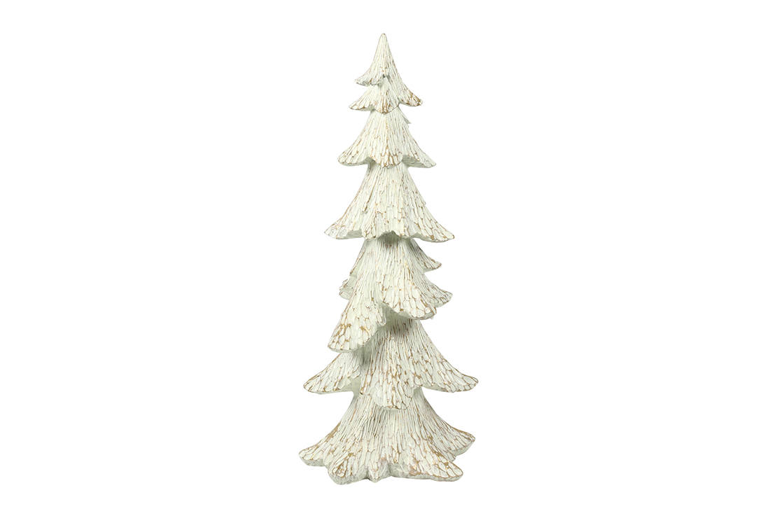ALBERO RESINA 18,5X22,5 H52,5CM. CREMA