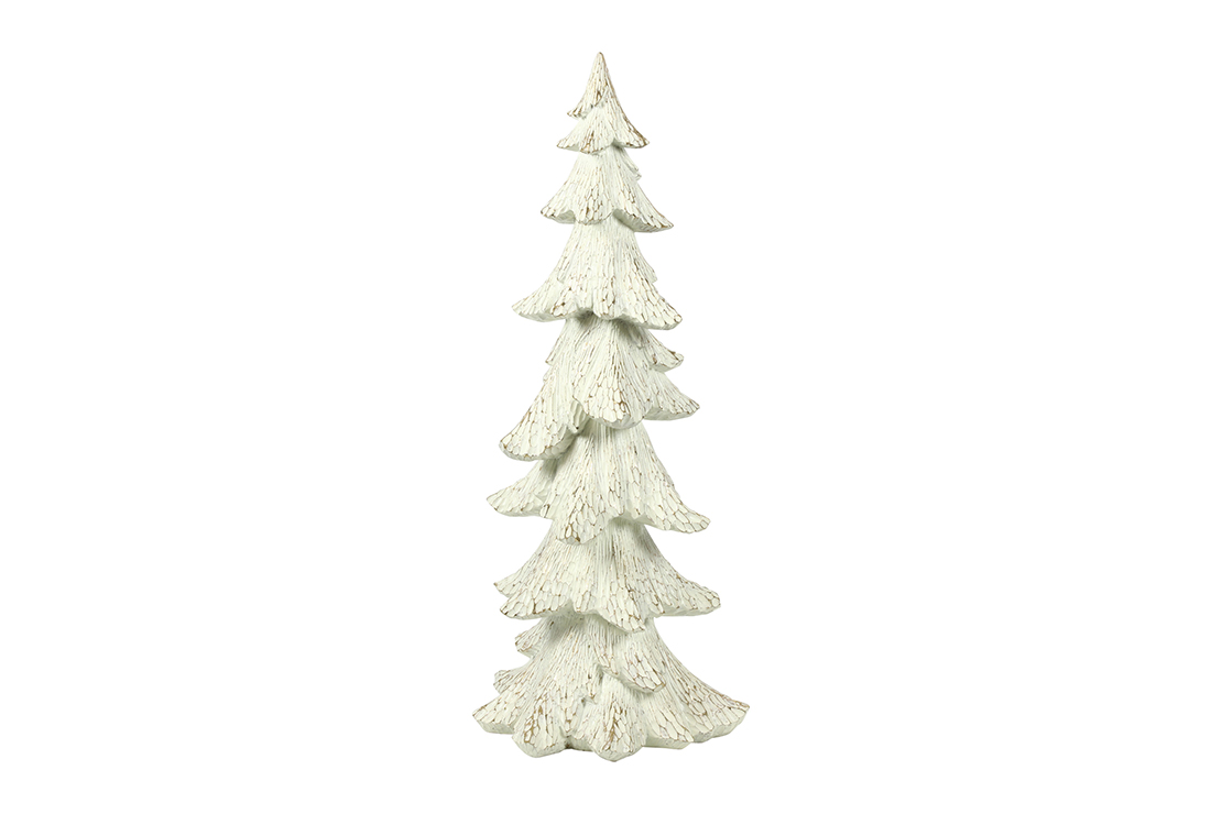 ALBERO RESINA 22X27 H63,5CM. CREMA