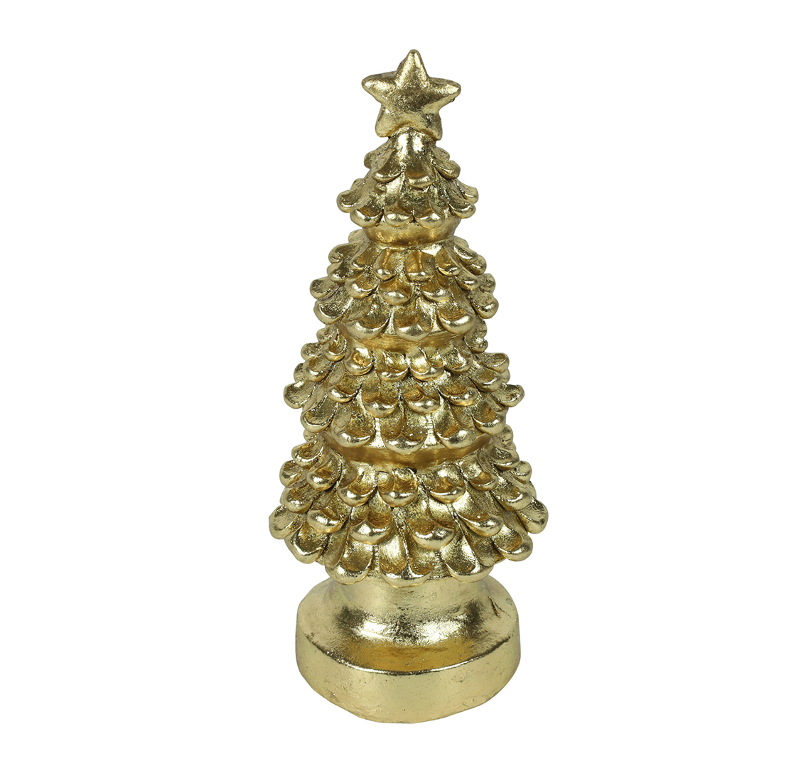 ALBERO PIGNA D11,5 H26CM. ORO