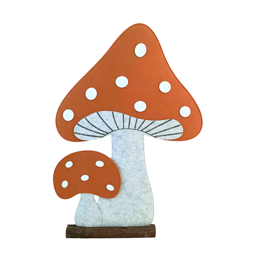 FUNGHI STOFFA 35X6 H50CM.