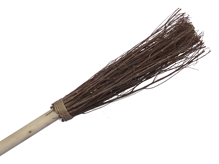 SCOPA NATURALE DECORATIVA L78CM.