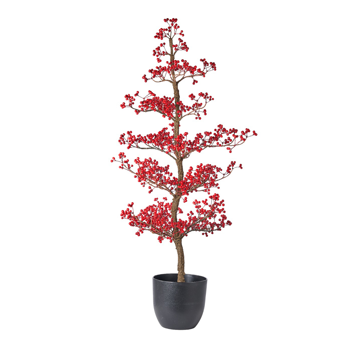 BONSAI BACCHE ROSSE C/VASO H125CM.