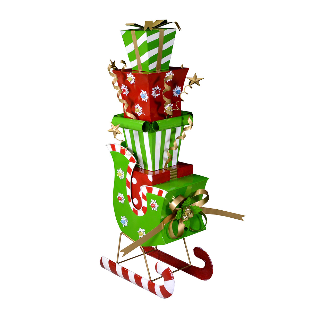 SLITTA METALLO REGALI C/LED 26X51 H115CM.