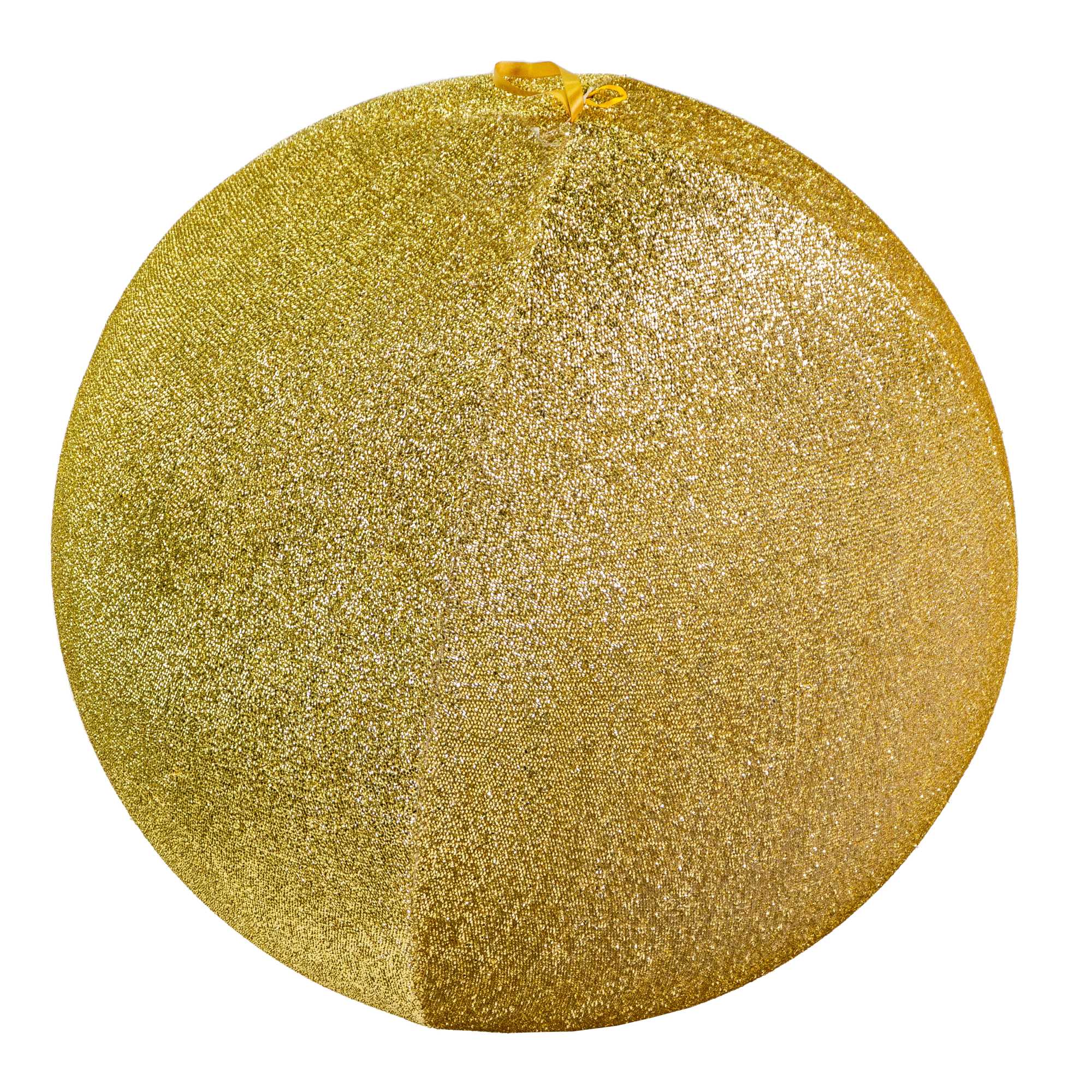 SFERA PL.GONFIABILE C/STOFFA GLITTER D60CM. ORO