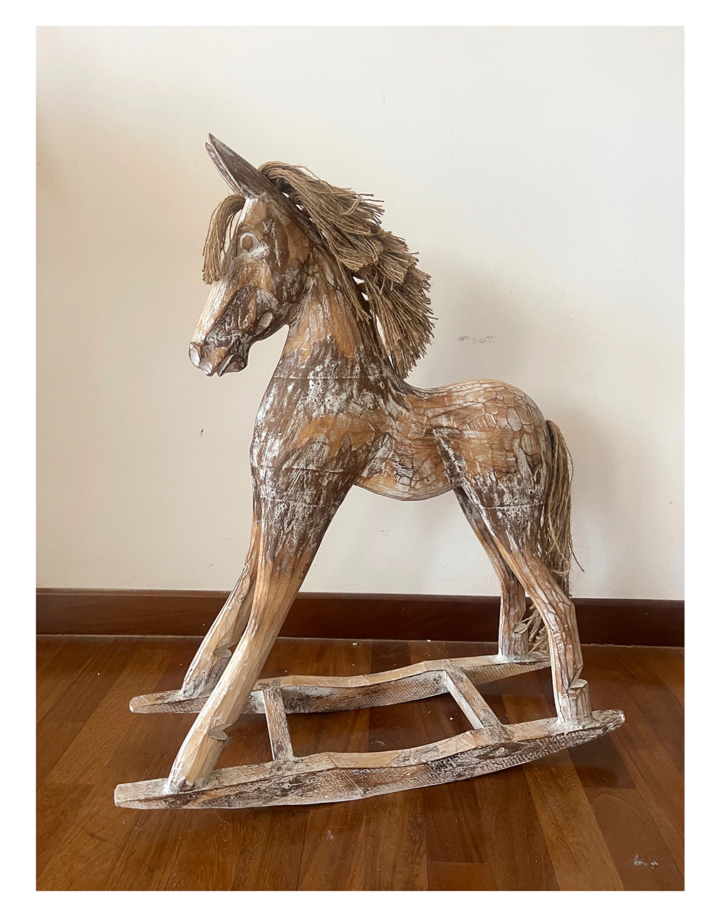 CAVALLUCCIO LEGNO 60XH66CM. NAT. --NETTO---