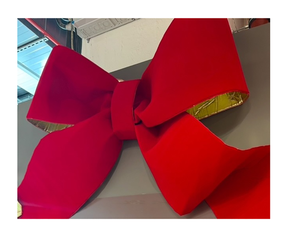 FIOCCO VELVET 46CM.X4,5CM. ROSSO ORO