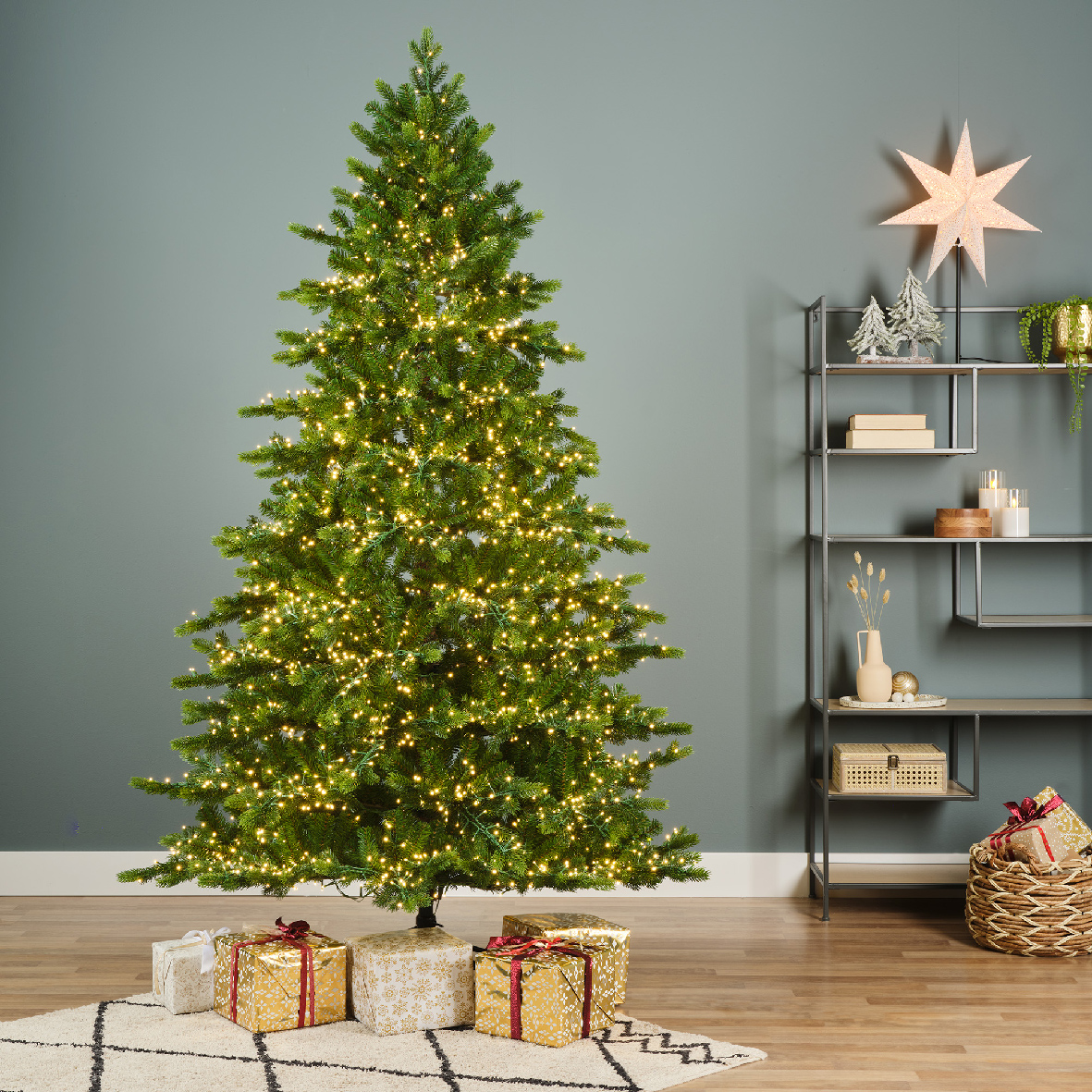 ALBERO GALLOWAY C/LUCI H210 D130CM  4000LED 844TIPS