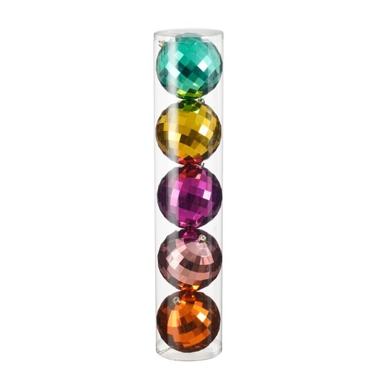 SFERE NATAL. INFRANG. D20CM. 5PZ.COL.ASS