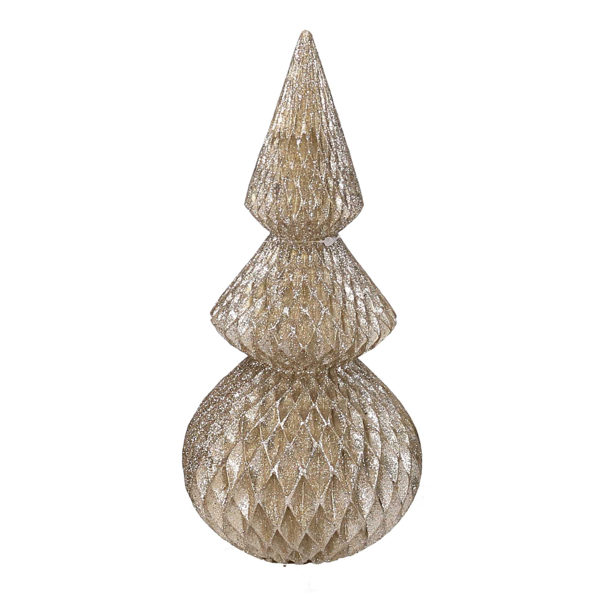 ALBERO RESINA GLITT. DIAMOND D10 H24CM. CHAMP.