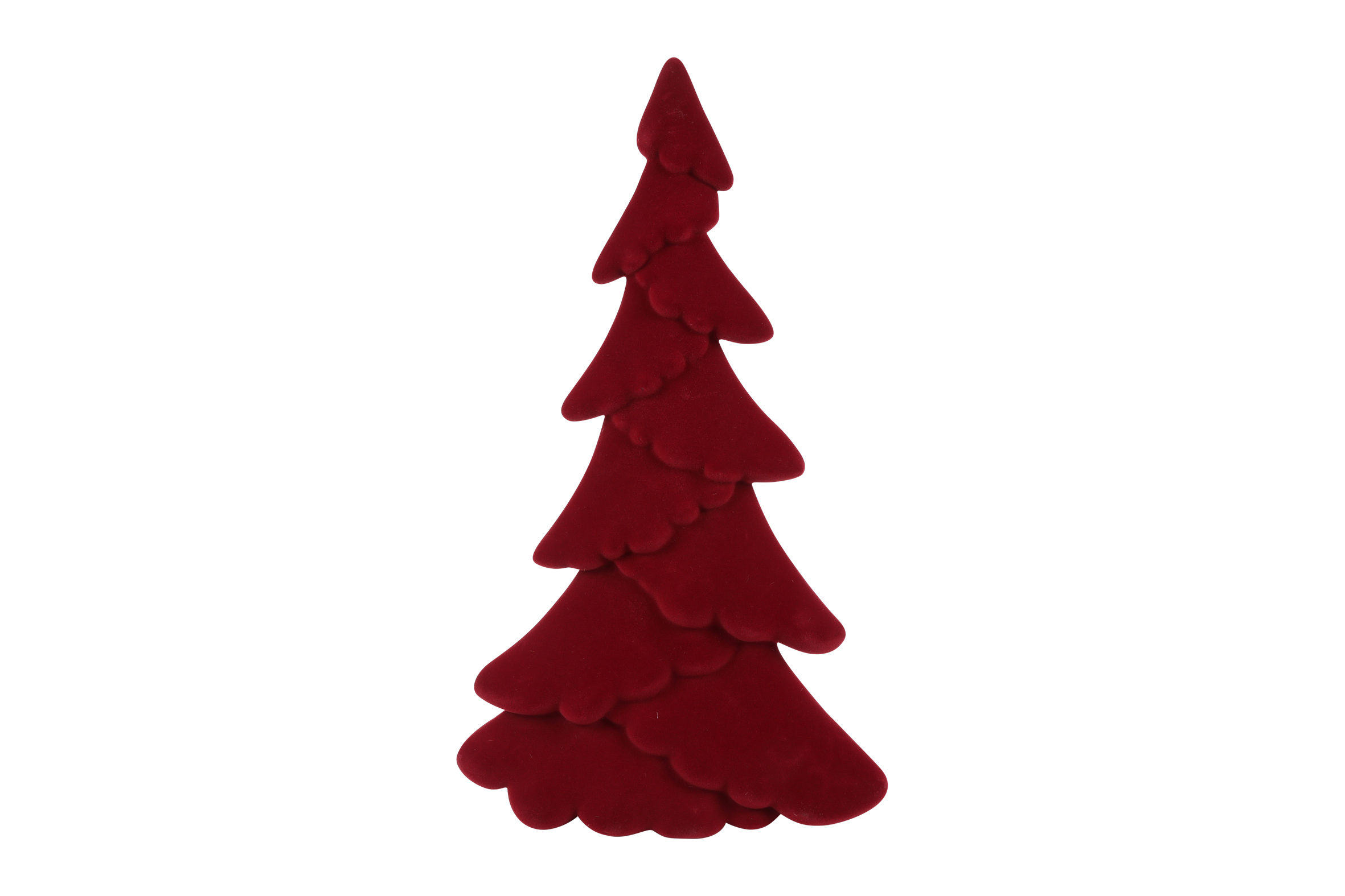 ALBERO VELVET PIATTO H61 D36CM. BORDEAUX