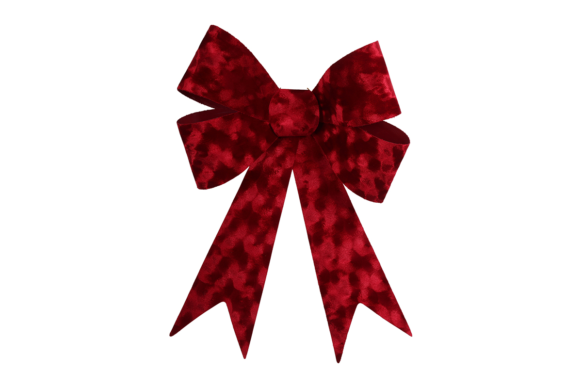 FIOCCO VELVET 56X41CM. 2PZ. ROSSO SC.