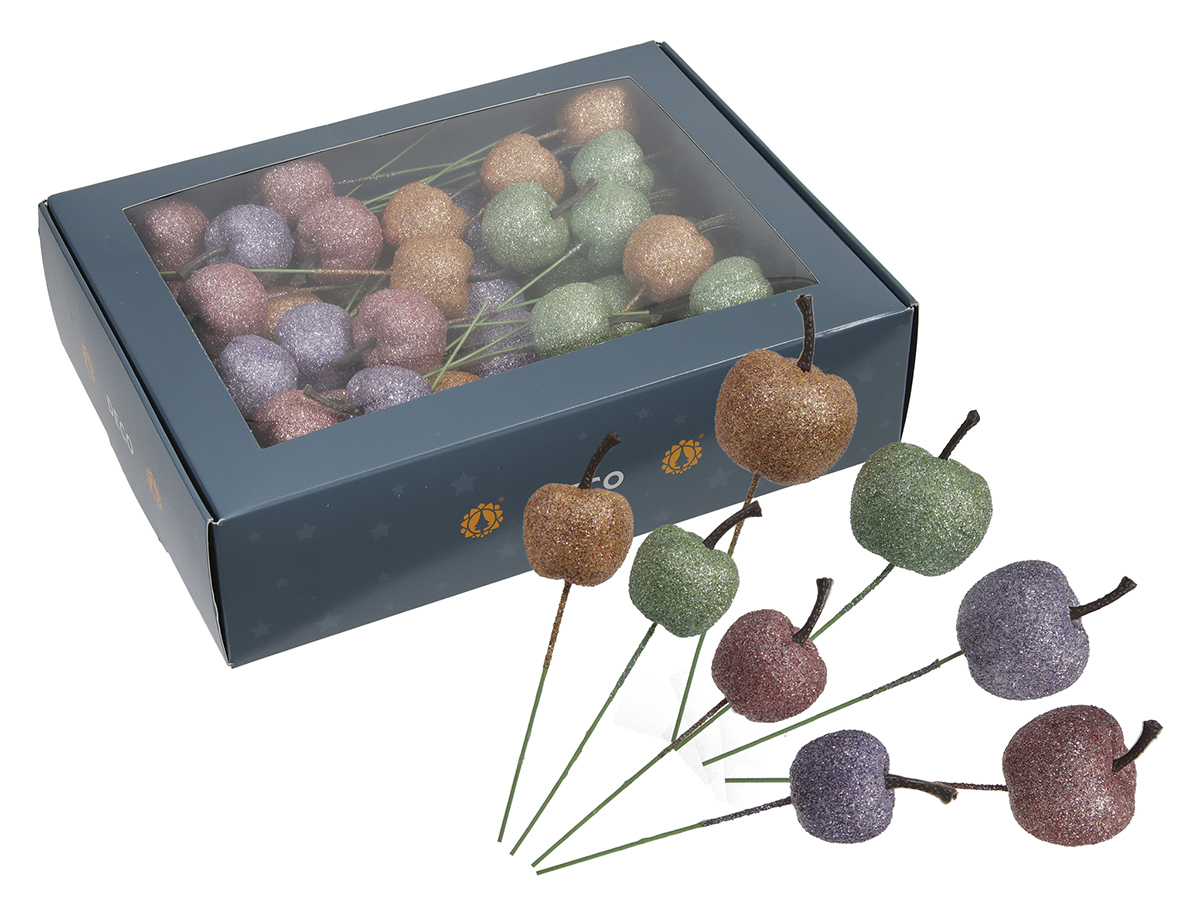 MELUCCE GLITT.C/PICK 25/35MM. 48PZ. MIX PASTEL