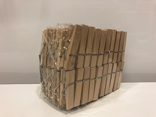 MOLLETTE 35MM.100PZ. LEGNO NAT.