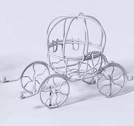 CARROZZA MINI H7 L11CM. BIANCO
