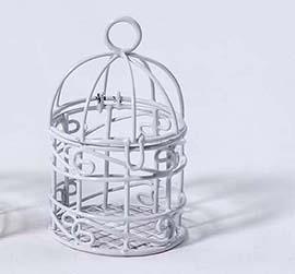 GABBIETTA DECOR 6PZ. H8 D55CM. BIANCO